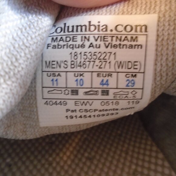 Columbia PFG Shoes Men’s 11 wide Bahama Vent PFG Slip-On Deck Fishing Canvas - Picture 9 of 9